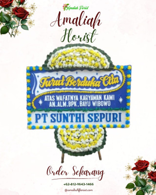 Papan Bunga Duka di Tarutung
