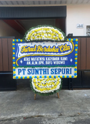 Papan Bunga Duka di Tarutung