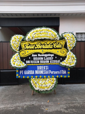 Papan Bunga Duka di Tarutung