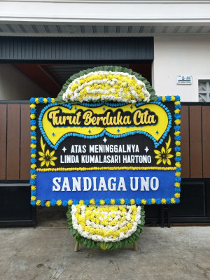 Papan Bunga Duka di Tarutung
